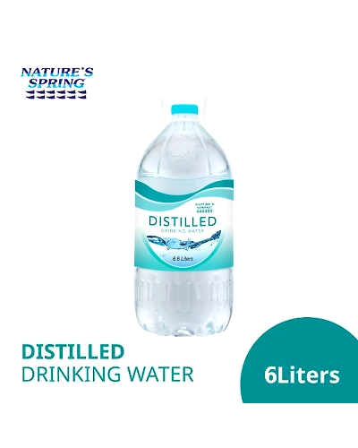 Nature's Spring Distilled Drinking Water 6L-10073100