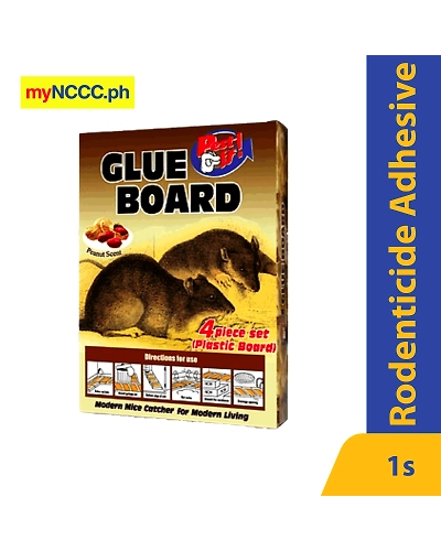 Pest Off Glue Board Mice Catcher 4in1 Plastic Board with Peanut Scent-10592301