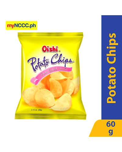 Oishi Potato Chips Plain Salted 60g-10048912