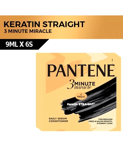 Pantene Conditioner 3 Minute Miracle Intense Keratin Straight 9mlx6-11469843