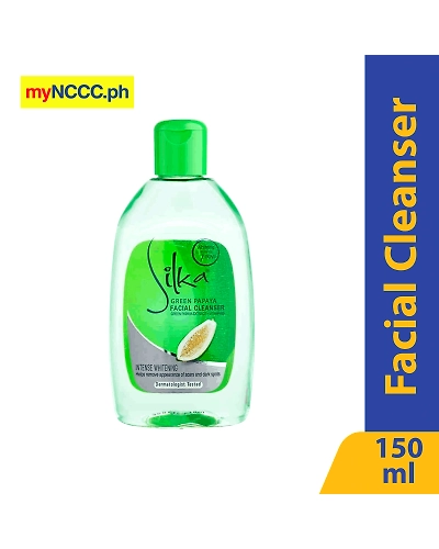 Silka Facial Cleanser Green Papaya for Skin Whitener 150ml-10030929