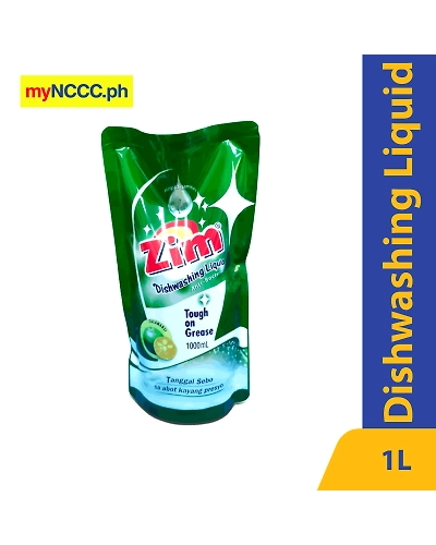 Zim Dishwashing Liquid Antibacterial Calamansi 1L-11594913