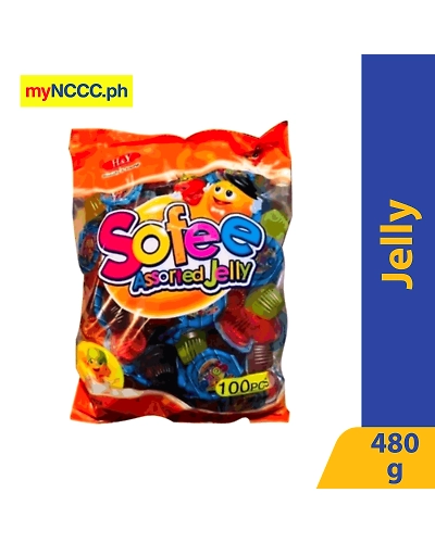 Sofee Assorted Fruit Jelly with Nata de Coco 480g-11443939