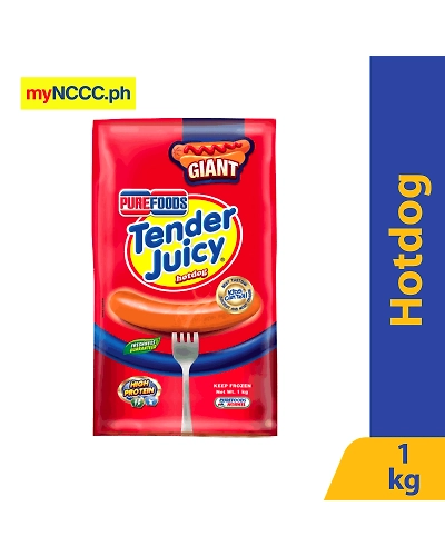 Purefoods Tender Juicy Hotdog Giant 1kg-10954526