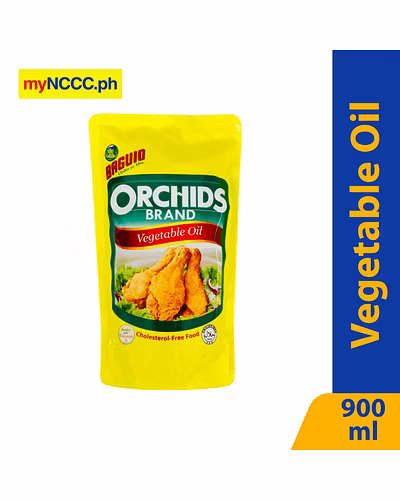 Orchids Vegetable Oil 900ml Stand Up Pouch-10627587