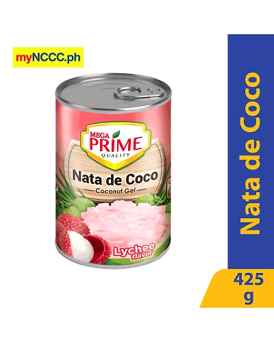 Mega Prime Nata de Coco Lychee Easy Open Can 425g-11500965