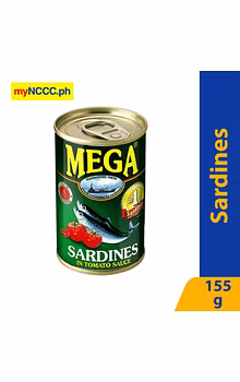 Mega Sardines in Tomato Sauce with Chili Easy Open Can 155g