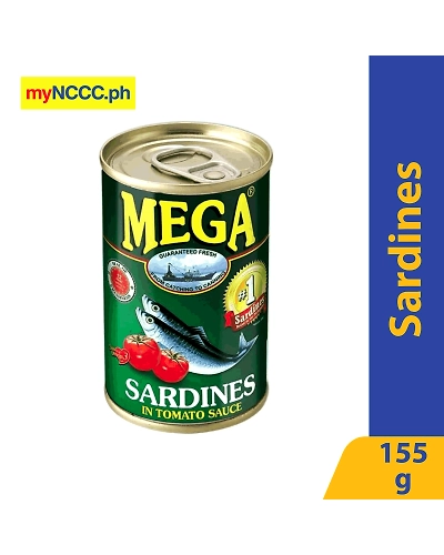 Mega Sardines in Tomato Sauce with Chili Easy Open Can 155g-10027549