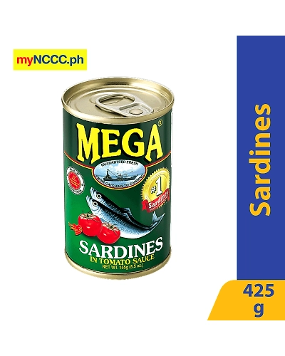 Mega Sardines Tomato Sauce Easy Open Can 425g-10068570