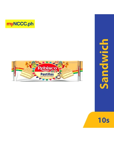 Rebisco Fiesta Klasiks Milky Pastillas Cracker Sandwich 10s-10878769