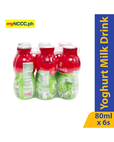 Alaska Fruitti Yo! Apple Yoghurt-Flavored Milk Drink 80mlx6s-11660782