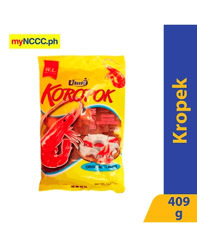 WL Uneed Koropok Japanese Uncooked Prawn Crackers Original 408.68g-11666918