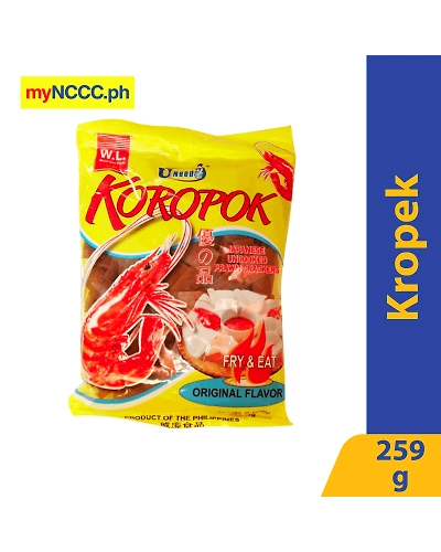 WL Uneed Koropok Japanese Uncooked Prawn Crackers Original 258.68g-11666919