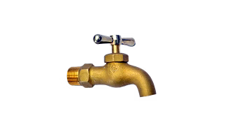GV Faucet Brass Plated 1/2"