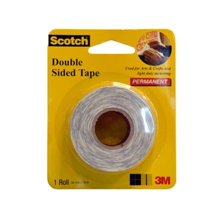 3M Double Sided Tape Coated 24mmx10m