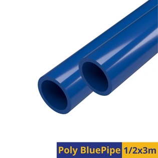 Poly Blue Pipe 1/2x3m