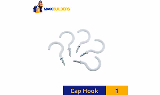 MH PVC Coated Cap Hook (3/4"-2")