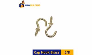 MH Cap Hook Brass 10s