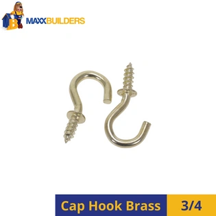 MH Cap Hook Brass 10s