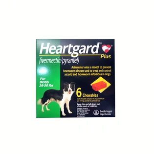 Heartgard Plus for Dogs 12 to 22kg (Medium)