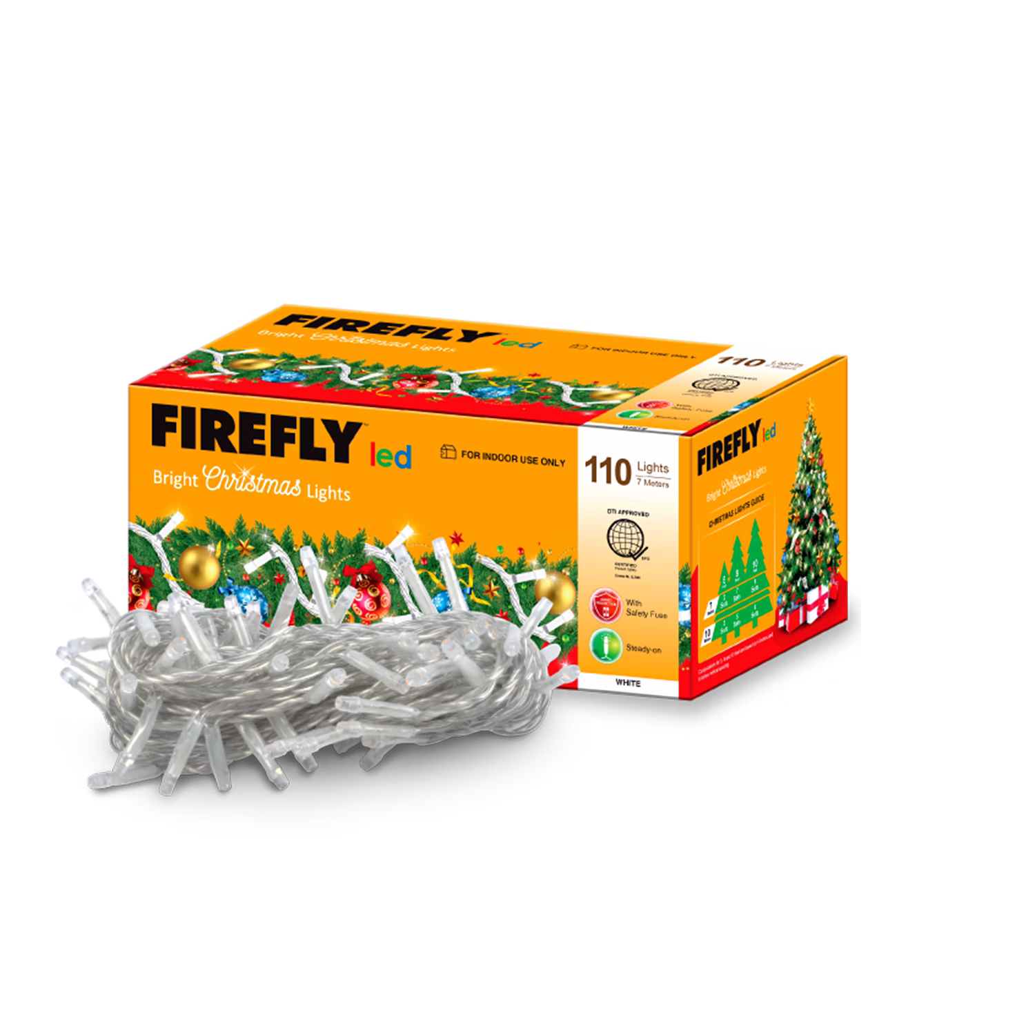 Firefly Bright Christmas Lights 110 Led White NCCC Online Store