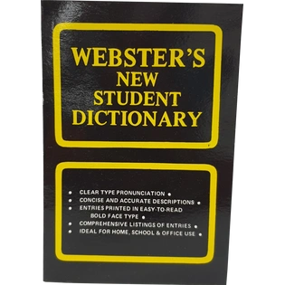 Webster New Student Dictionary