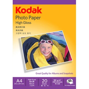Kodak Photopaper Gloss 20S A4 180Gsm