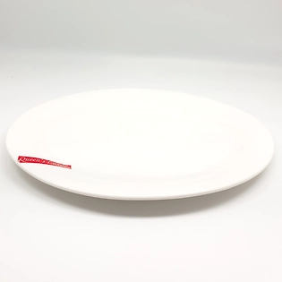 Queen Luxury Oval Plate White