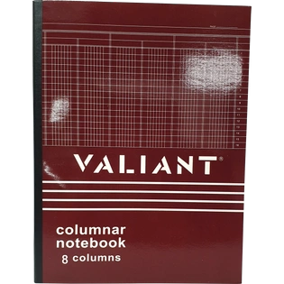 Valiant Columnar Notebook 8