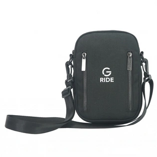 G.Ride Black Essential Damien Shoulder Bag