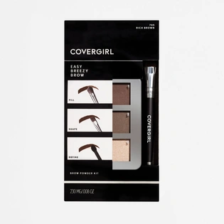 Covergirl Easy Breezy Brow Powder Kit, 705 - Rich Brown