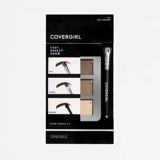 Covergirl Easy Breezy Brow Powder Kit, 710 - Soft Brown