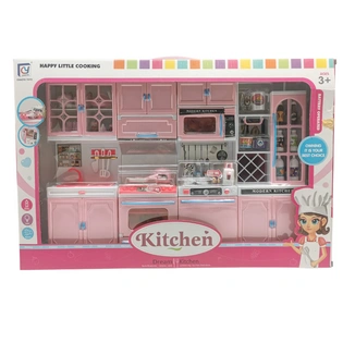 Toys 818-161 Pink Kitchen Set