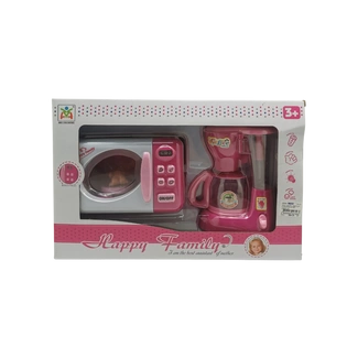Toys LS8272 Pink Microwave Set