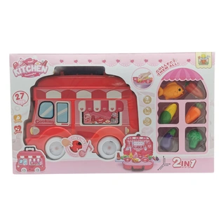 Toys 698-6 Pink Food Set