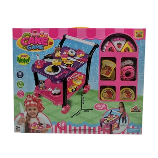Toys 36778-90 Pink Cake Trolley Set