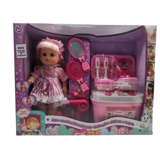 Toys AD018-B3 Pink Doll Set