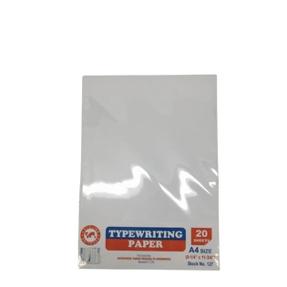TypeWriting Paper A4 20 Sheets 127
