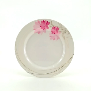 Melawares  Fish Plate 9" 90Flo Off White