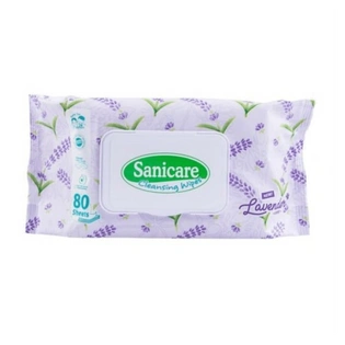 Sanicare Cleansing Wipes Lavender Scent