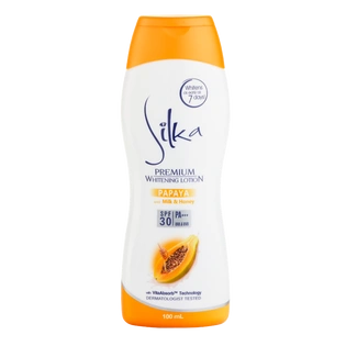 Silka Premium Whitening Lotion Papaya with Milk and Honey SPF30
