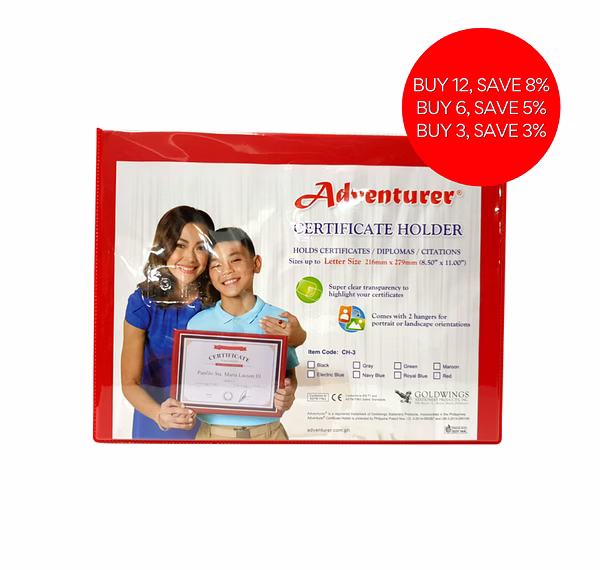 Certificate Holder 8.5x11 NCCC Online Store