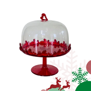 Guzzini Love Cake Stand With Dome HLD01