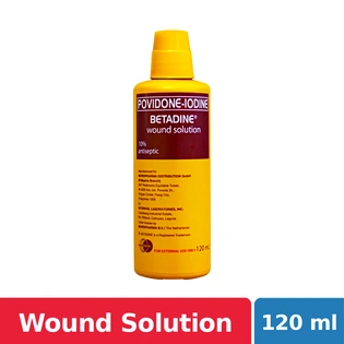 Betadine 10% Wound Solution 120ml