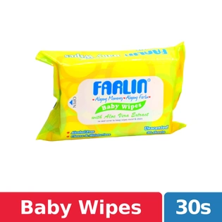 Farlin Baby Wipes Unscented 30s