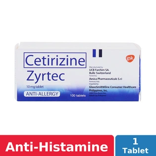 Zyrtec 10mg Tablet