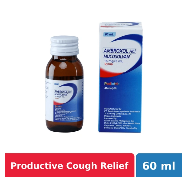 Mucosolvan 15mg 60ml Pediatric - | NCCC Online Store