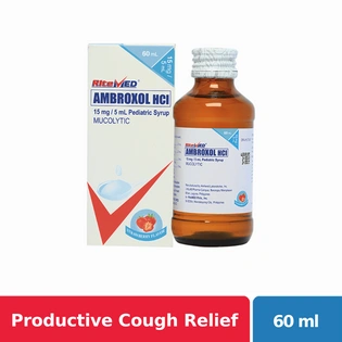 Ritemed Ambroxol Pediatric 15mg 60ml Syrup