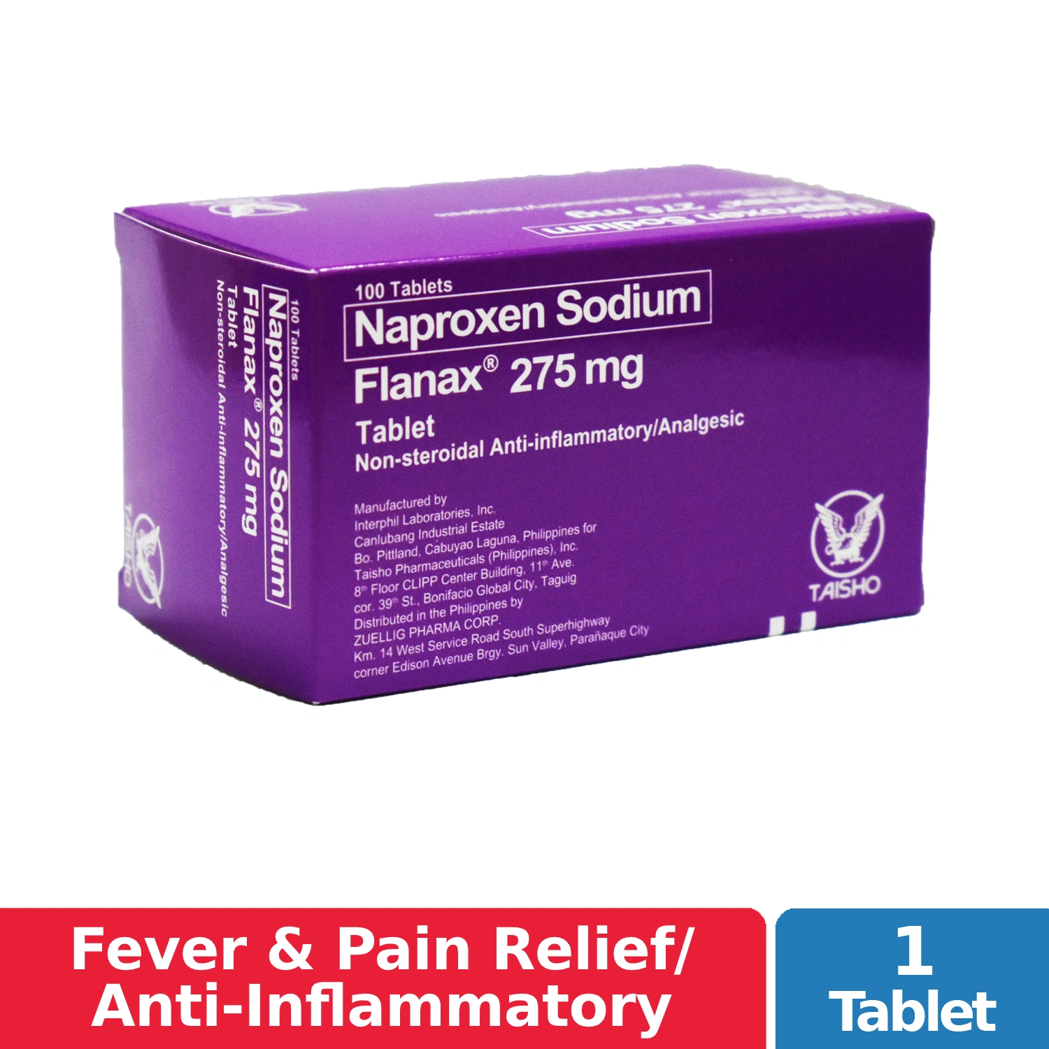 Flanax 275mg Tablet - | NCCC Online Store