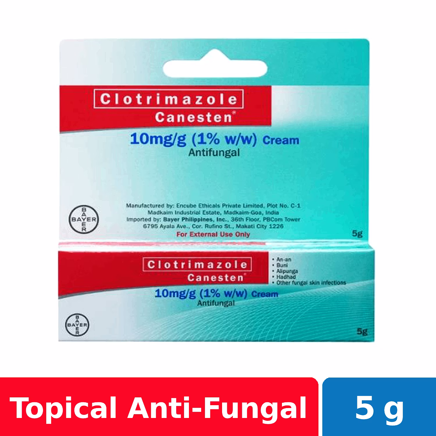 Canesten Cream 5g NCCC Online Store
